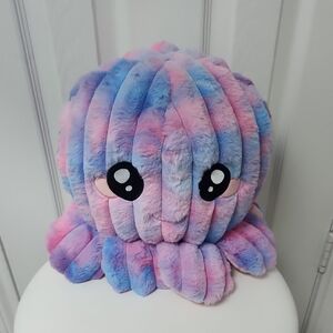 Purple, Blue And Pink Cute Plush Octopus Toy